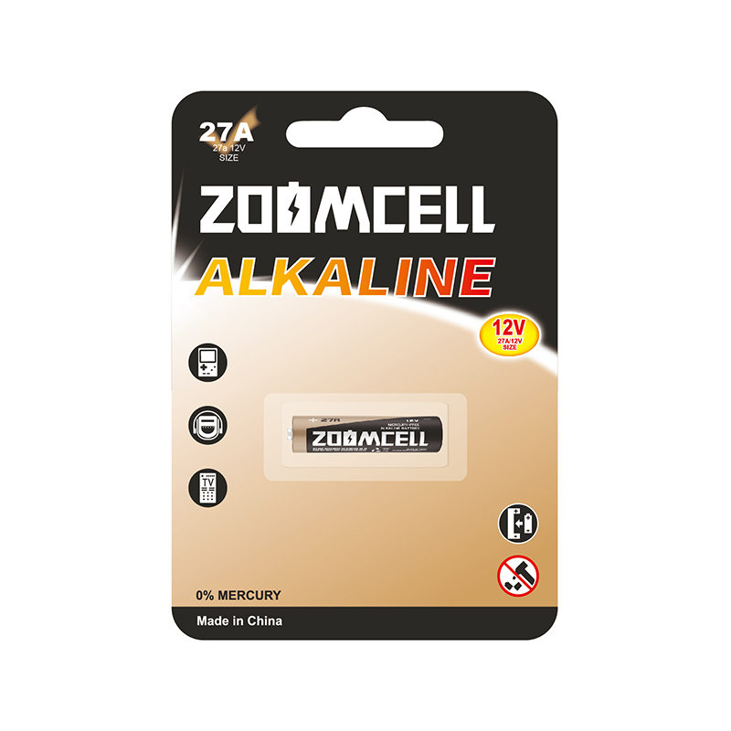 Sızıntılı tasarımlı 27A 12V alkalin piller